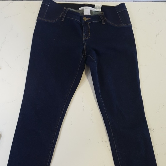 2x20 Liz Lange maternity  dark blue denim leggings - Picture 4 of 6